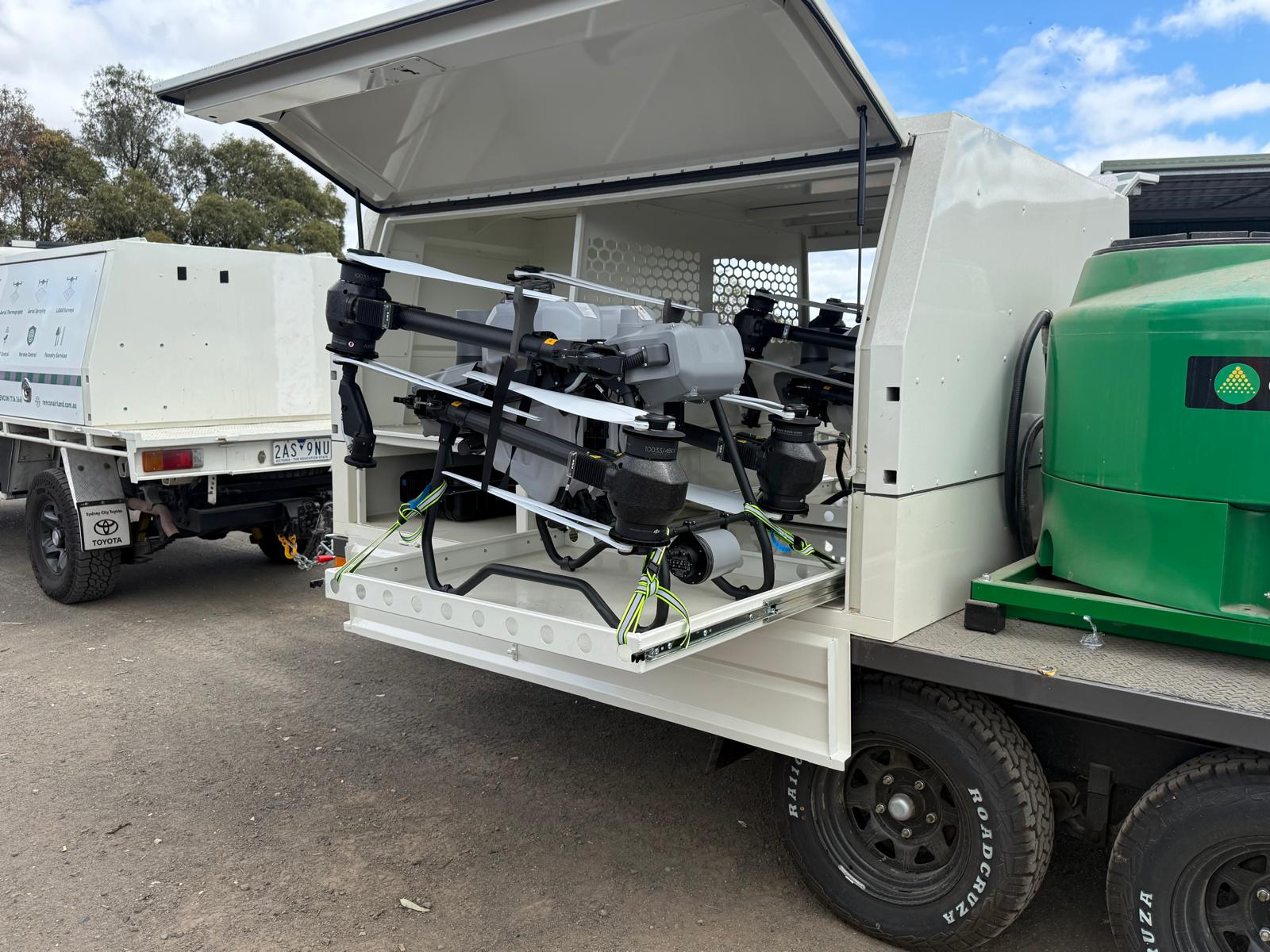 Introducing Our Custom Spray Drone Trailer Rencon Air Land