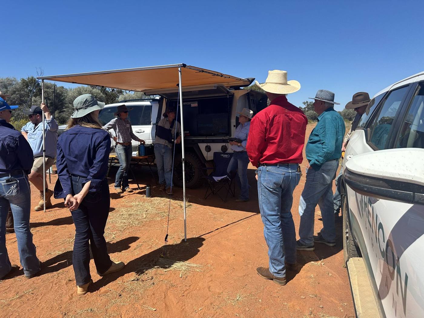 Landholders at a Rencon client field day